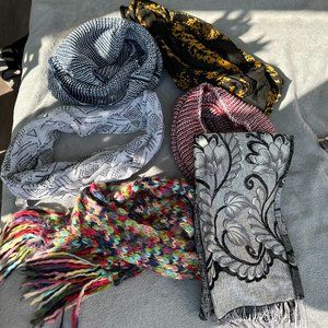 6 Scarves Bundle